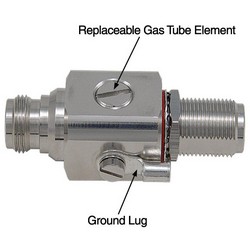N型母头 转 N型母头穿壁式, 0-3GHz, 90V 高性能同轴避雷器的图片