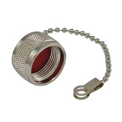 N型母头防护帽, 带链条的图片