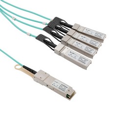 Active Optical Cable Breakout QSFP+ 40Gbps to 4x10G SFP+, 30 meters, MSA Compatible的图片