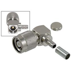 直角型反极性TNC插头，压接型，用于RG58和195系列线缆的图片