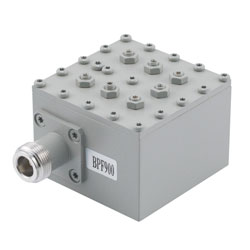 900 MHz超高Q值4极室内带通滤波器，全频的图片