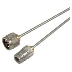 0.141in/0.358cm半刚性线缆，N型公头/N型母头，36.0in/91.4cm的图片