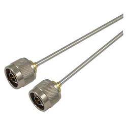 0.141in/0.358cm半刚性线缆，N型公头/N型公头，18.0in/45.7cm的图片