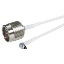 100系列短引线，MC-Card插头/N型公头，白，19英寸（48.3厘米）的图片