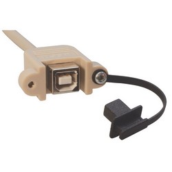 USB保护盖，用于B型插座，带挂绳，10/盒的图片