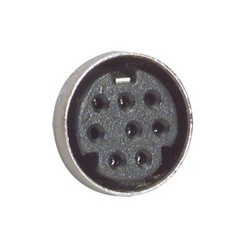 经济型模制线缆，迷你DIN 8公头/母头，3.0ft/0.9m的图片