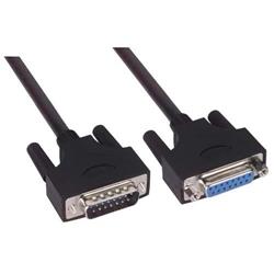 低烟无卤D-Sub线缆，DB15公头/DB15母头，125.0ft/7.6m的图片