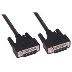 低烟无卤D-Sub线缆，DB15公头/DB15公头，50.0ft/15.2m的图片