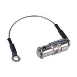 ST防尘盖，用于符合军标坚固耐用的COTS耦合器，不锈钢，带挂绳的图片