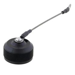 Dust Cap + Eyelet Lanyard for Ruggedized Flange Mounts, Electroless Nickel的图片