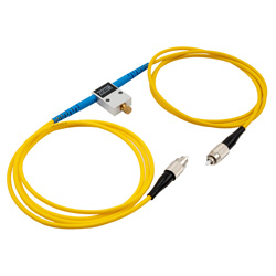 光纤可调衰减器 1-60dB, 1310 or 1550nm, FC/UPC, 1M 输入输出光缆 3mm 护套的图片