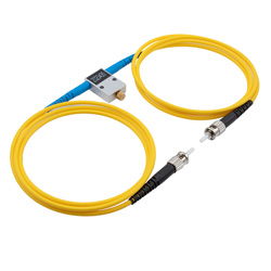 光纤可调衰减器 1-60dB, 1310 or 1550nm, ST/UPC, 1M 输入输出光缆 3mm 护套的图片