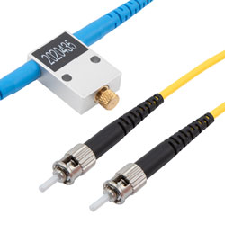 光纤可调衰减器 1-60dB, 1310 or 1550nm, ST/UPC, 1M 输入输出光缆 3mm 护套的图片