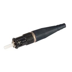 加固型商用现货（COTS）ST连接器，单模，非锁定式，镀镍黄铜，用于2毫米光纤的图片
