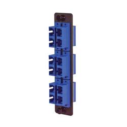 光纤连接器子面板，6个SC双工耦合器，带青铜套管的图片