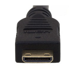 HDMI A型母头至HDMI C型公头转接线的图片