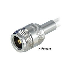 2.4 GHz, 5 dBi, 广角平板天线, 带12 / 30.5 cm长双 N 型母头连接器引线"的图片