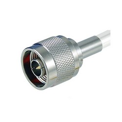 黑色（半球形）磁性吸盘基座 - N型公头连接器的图片