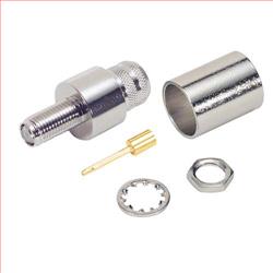 SMA Female Bulkhead Crimp for 400-Series Cable的图片