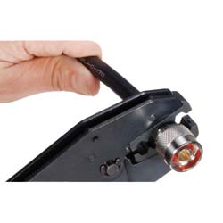 Deluxe Coaxial Crimp Tool with .028", .039", .047", .100", .128" and .151" Hex Die的图片