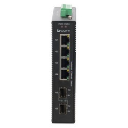 IES-Series 6 Port Industrial Ethernet Switch 4x RJ45 10/100/1000TX 2x SFP 1000FX的图片