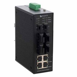 IES 10 Port Industrial Switch 4x RJ45 10/100TX 4x Duplex SC 100FX Multimode 2km 2x SFP 1000FX的图片
