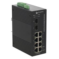 IES-Series 10 Port Industrial Ethernet Switch 8x RJ45 10/100/1000TX 2x SFP 1000FX的图片