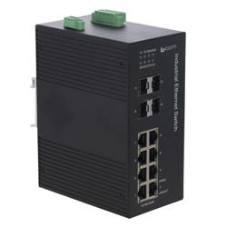 IES-Series 12 Port Industrial Ethernet Switch 8x RJ45 10/100/1000TX 4x SFP 1000FX的图片