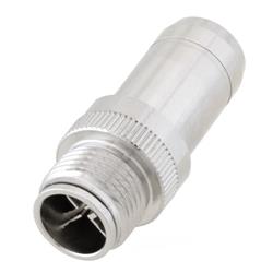M12 8 Position X-code Mold Connector, Male, Shielded的图片