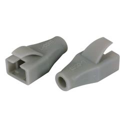 鲨鱼鳍型低烟无卤Snagless护套，6.5毫米，深灰，50件/袋的图片