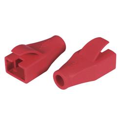 鲨鱼鳍型低烟无卤Snagless护套，6.5毫米，红，50件/袋的图片