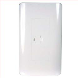 水晶头墙装面板，4.7×2.8英寸（11.9×7.1厘米），单个RJ45的图片