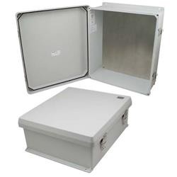 Picture of 16x14x6 Inch UL? Listed Weatherproof NEMA 4X Enclosure with Blank Aluminum Mounting Plate