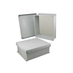 16×14×6英寸（40.6×35.6×15.2厘米）UL®认证NEMA-4X级防风雨接线盒，带非金属安装板和角部固定螺丝的图片