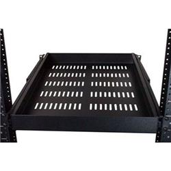 L-com 19" Rackmount Adjustable Sliding Shelf - 26"Depth 1U的图片