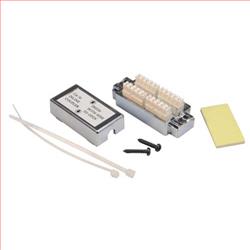 110卡线式表面安装盒，超5类屏蔽串接式耦合器的图片