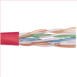 超5类UTP线缆，4对24AWG多股导线，红，1000英尺（305米）的图片