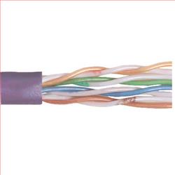 超5类UTP线缆，4对24AWG多股导线，紫，1000英尺（305米）的图片