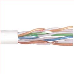 6类UTP线缆，4对24AWG多股导线，白，1000英尺（305米）的图片