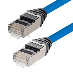 Category 6a Slim Ethernet Assembly, Shielded, CMP Plenum +105°C High Temp, Blue, 10.0Ft的图片