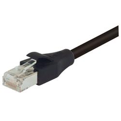Cat6a Double Shielded Zero Halogen Industrial High Flex Cable ZHFR-PUR, RJ45/RJ45, 150.0ft的图片