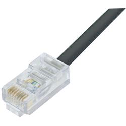 Cat6 Outdoor Patch Cable, RJ45/RJ45, Black, 150.0 ft的图片