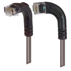 6类直角型跳线，直角左出线/直角下出线，灰，30英尺（9.1米）的图片