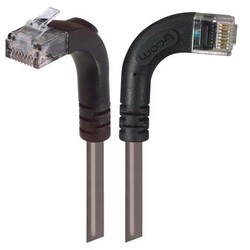 6类直角型跳线，直角右出线/直角上出线，灰，1英尺（0.3米）的图片