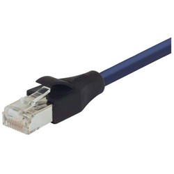 屏蔽6类线缆，RJ45/RJ45，PVC护套，蓝，15英尺（4.6米）的图片