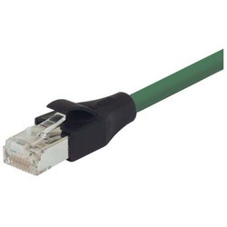 屏蔽6类线缆，RJ45/RJ45，PVC护套，绿，15英尺（4.6米）的图片