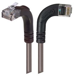 超5类直角型跳线，直角右出线/直角上出线，灰，5英尺（1.5米）的图片