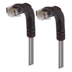 超5类直角型跳线，直角下出线/直角下出线，灰，25英尺（7.6米）的图片