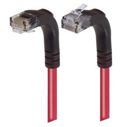 超5类直角型跳线，直角上出线/直角下出线，红，15英尺（4.6米）的图片