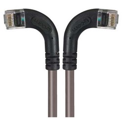 超5类直角型跳线，直角左出线/直角右出线，灰，15英尺（4.6米）的图片